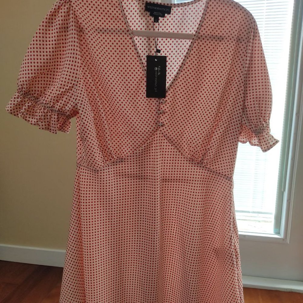 Wednesday's Girl Mini Smock Dress. Summer dress. Brand new